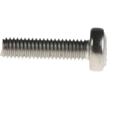 RS PRO Pozidriv Pan A4 316 Stainless Steel Machine Screw DIN 7985, M3x12mmx0.472in