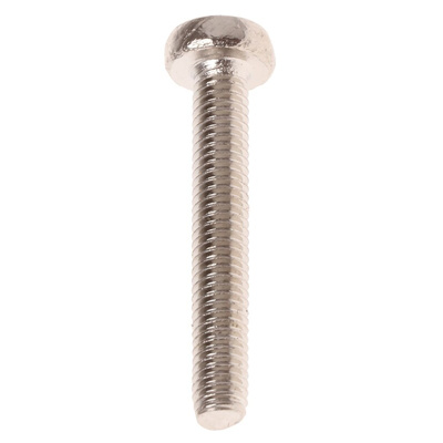 RS PRO Pozidriv Pan Brass Machine Screws DIN 7985, M3x20mm