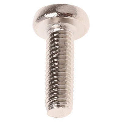 RS PRO Pozidriv Pan Brass Machine Screws DIN 7985, M5x16mm