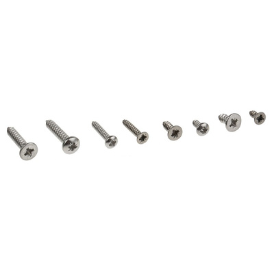 RS PRO Stainless Steel 890 Piece Pozidriv Drive Screw/Bolt Kit