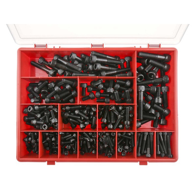 RS PRO Steel 426 Piece Hex Socket Drive Screw/Bolt Kit