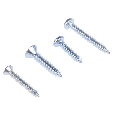 RS PRO Steel 1230 Piece Pozidriv Drive Screw/Bolt Kit
