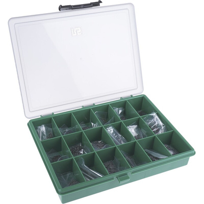 RS PRO Steel 900 Piece Slot Drive Screw/Bolt Kit