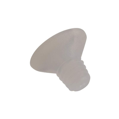RS PRO Slot Countersunk Nylon Machine Screws DIN 963, M4x6mm