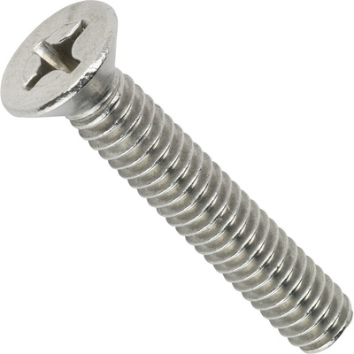 RS PRO Phillips Countersunk Machine Screwsx7/16in