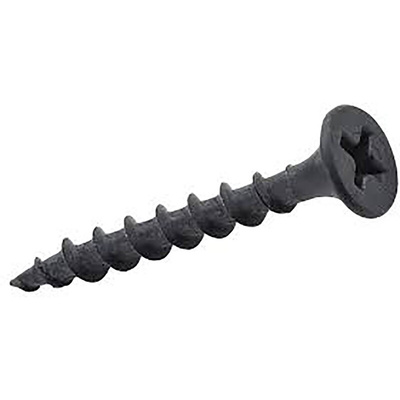 RS PRO Black Steel Self Drilling Screw x 1 5/8in Long