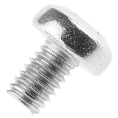 RS PRO Plain Pan Stainless Steel Torx Screw, M4