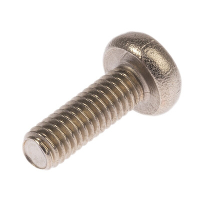 RS PRO Plain Pan Stainless Steel Torx Screw, M4