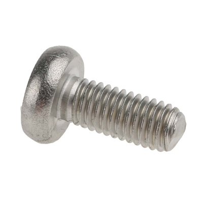 RS PRO Plain Pan Stainless Steel Torx Screw, M5