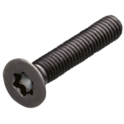 Yahata Neji Plain Pan Steel Tamper Proof Security Screw, M5 x 15mm