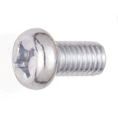 Yahata Neji Cross Pan Steel Machine Screws, M3x10mm