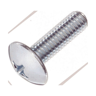 Yahata Neji Cross Truss Steel Machine Screws, M5x10mm