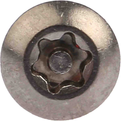 RS PRO Plain Button Stainless Steel Tamper Proof Security Screw, M5 x 12mm