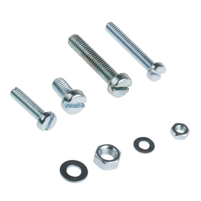 RS PRO Steel 2370 Piece Slot Drive Screw/Bolt, Nut & Washer Kit