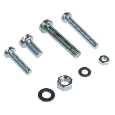 RS PRO Steel 2370 Piece Slot Drive Screw/Bolt, Nut & Washer Kit