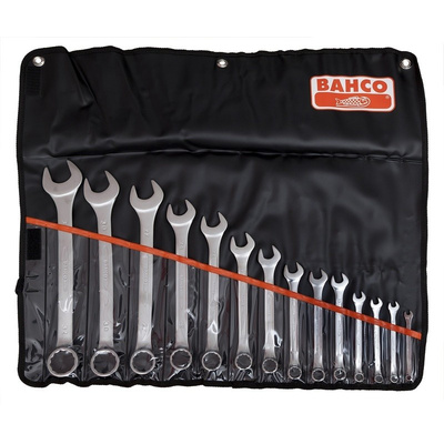 Bahco 17 Piece Alloy Steel Spanner Set