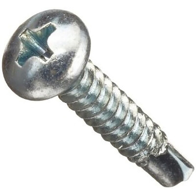 RS PRO Zinc Steel Self Drilling Screw x 3/8in Long