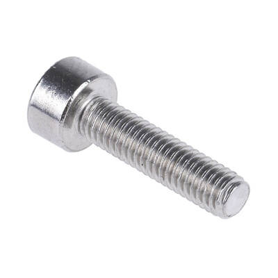 RS PRO M3 x 12mm Hex Socket Cap Screw Plain Stainless Steel