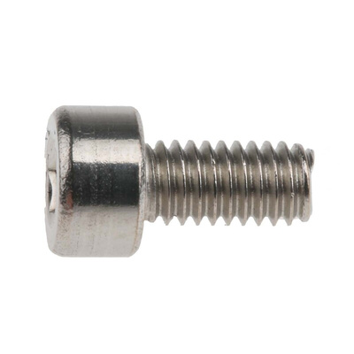RS PRO M4 x 8mm Hex Socket Cap Screw Plain Stainless Steel