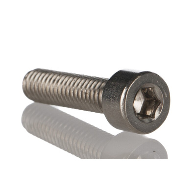 RS PRO M4 x 12mm Hex Socket Cap Screw Plain Stainless Steel