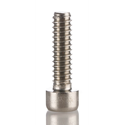 RS PRO M5 x 12mm Hex Socket Cap Screw Plain Stainless Steel