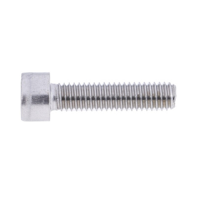 RS PRO M6 x 25mm Hex Socket Cap Screw Plain Stainless Steel