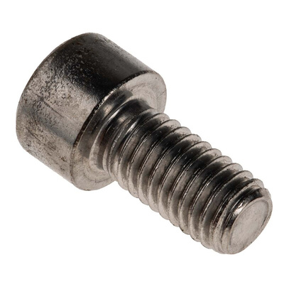 RS PRO M8 x 16mm Hex Socket Cap Screw Plain Stainless Steel