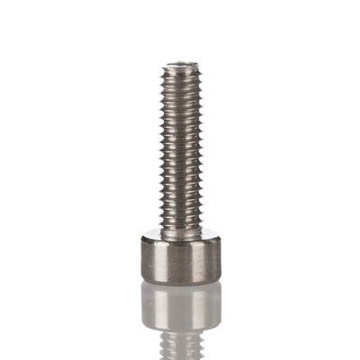 RS PRO M8 x 30mm Hex Socket Cap Screw Plain Stainless Steel