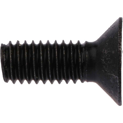 RS PRO Black, Self-Colour Steel Hex Socket Countersunk Screw, DIN 7991, M6 x 16mm