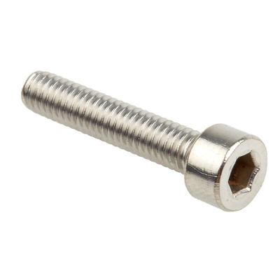 RS PRO M4 x 20mm Hex Socket Cap Screw Plain Stainless Steel