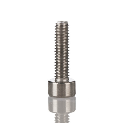 RS PRO M5 x 25mm Hex Socket Cap Screw Plain Stainless Steel