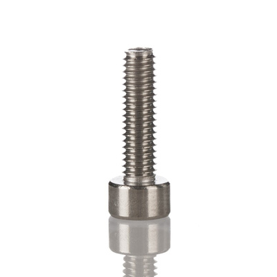 RS PRO M6 x 30mm Hex Socket Cap Screw Plain Stainless Steel