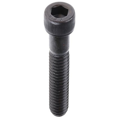 RS PRO Black, Self-Colour Steel Hex Socket Cap Screw, ANSI B18.3 1936-1960, 1/4in x 38mm