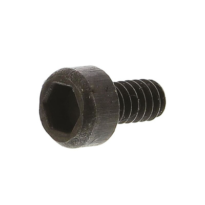 RS PRO Black, Self-Colour Steel Hex Socket Cap Screw, DIN 912, M1.6 x 3mm