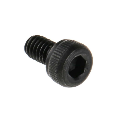 RS PRO Black, Self-Colour Steel Hex Socket Cap Screw, DIN 912, M2.5 x 4mm