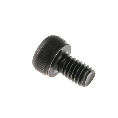 RS PRO Black, Self-Colour Steel Hex Socket Cap Screw, DIN 912, M2.5 x 4mm