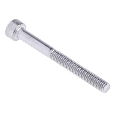 RS PRO M3 x 30mm Hex Socket Cap Screw Plain Stainless Steel