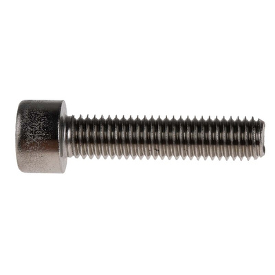RS PRO M8 x 35mm Hex Socket Cap Screw Plain Stainless Steel