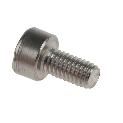 RS PRO Plain Stainless Steel Hex Socket Cap Screw, DIN 912, M3 x 6mm