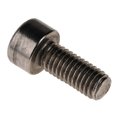 RS PRO Plain Stainless Steel Hex Socket Cap Screw, DIN 912, M5 x 12mm