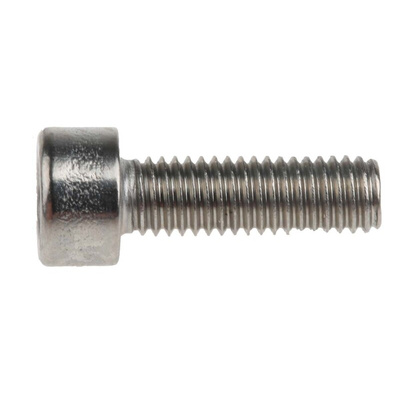 RS PRO Plain Stainless Steel Hex Socket Cap Screw, DIN 912, M5 x 16mm