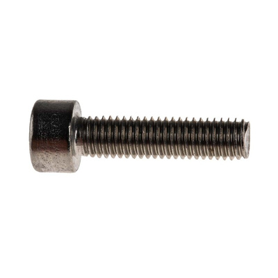 RS PRO Plain Stainless Steel Hex Socket Cap Screw, DIN 912, M5 x 20mm