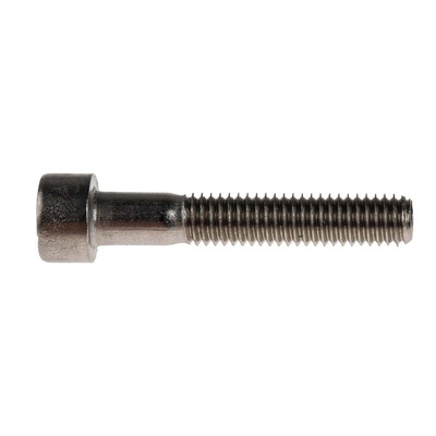 RS PRO Plain Stainless Steel Hex Socket Cap Screw, DIN 912, M6 x 35mm