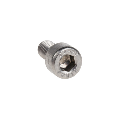 RS PRO Plain Stainless Steel Hex Socket Cap Screw, DIN 912, M5 x 10mm