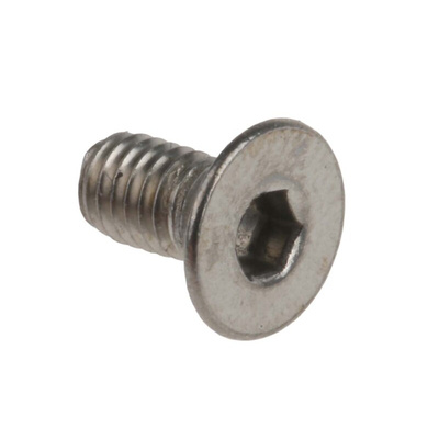 RS PRO Plain Stainless Steel Hex Socket Countersunk Screw, ISO 10642, M3 x 6mm