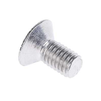 RS PRO Plain Stainless Steel Hex Socket Countersunk Screw, ISO 10642, M5 x 10mm