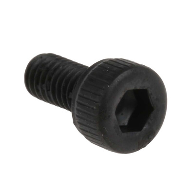 RS PRO M3 x 6mm Hex Socket Cap Screw Black, Self-Colour Steel