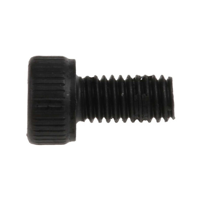 RS PRO M3 x 6mm Hex Socket Cap Screw Black, Self-Colour Steel