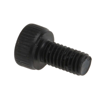 RS PRO M3 x 6mm Hex Socket Cap Screw Black, Self-Colour Steel