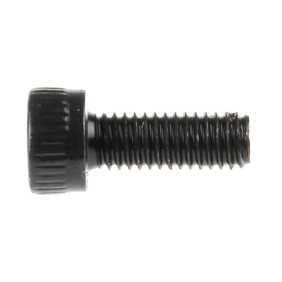 RS PRO M3 x 8mm Hex Socket Cap Screw Black, Self-Colour Steel